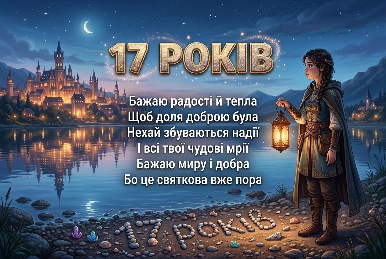 Що побажати дівчині в 17 років: ідеї привітань на будь-який смак