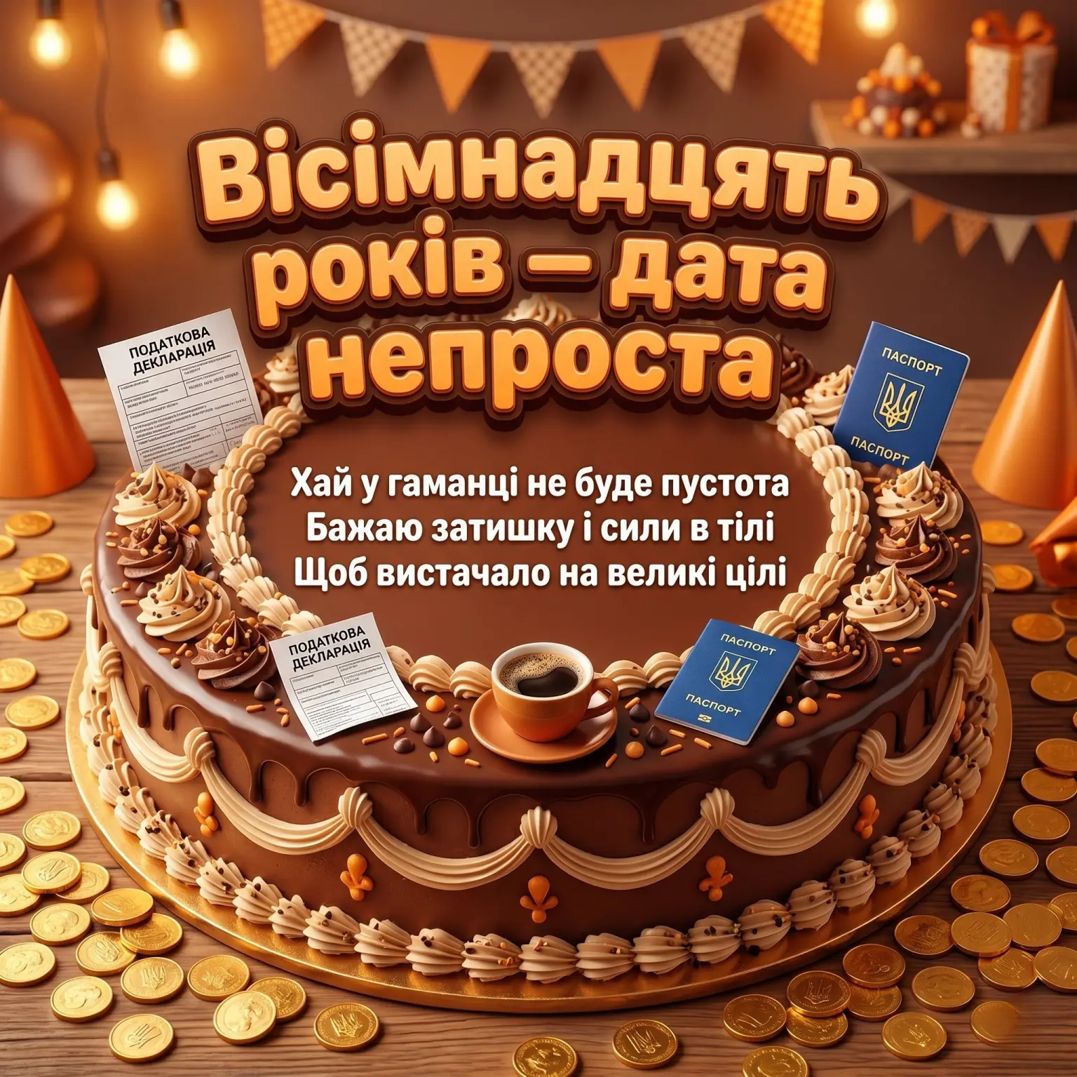 Найкращі привітання з 18-річчям: зворушливі слова для іменинників