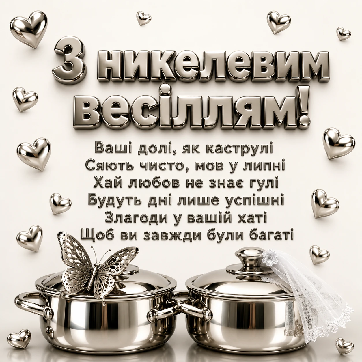 Річниця весілля 12 років: вітання для чоловіка, дружини та друзів