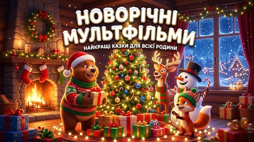 Кращі новорічні мультфільми на зимові свята