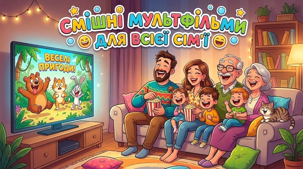 Смішні мультфільми для всієї сім’ї на вихідний вечір