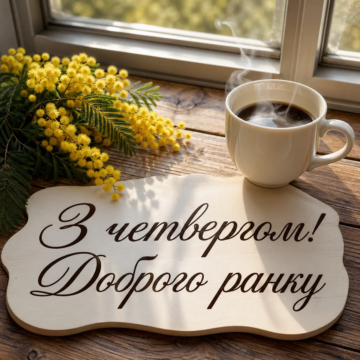 З четвергом доброго ранку: теплі побажання та картинки для гарного початку дня