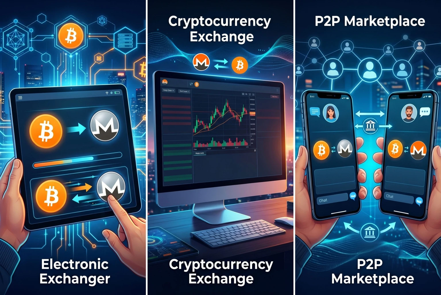 Де здійснити обмін Bitcoin (BTC) на Monero (XMR): огляд 3 популярних способів