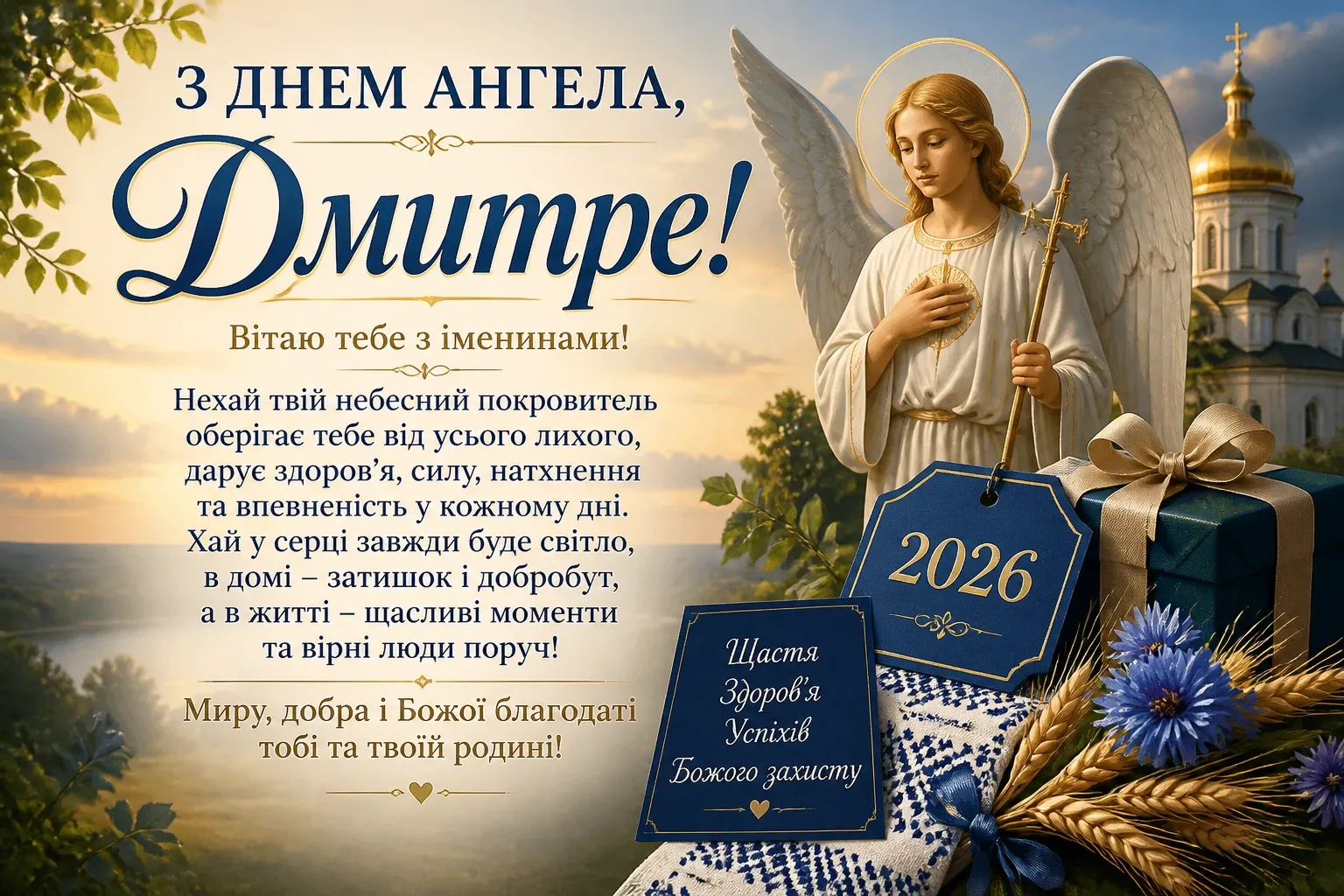 На іменини Дмитра 2026