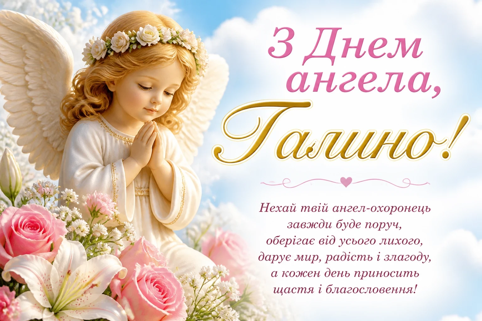 Картинки з днем ангела Галини