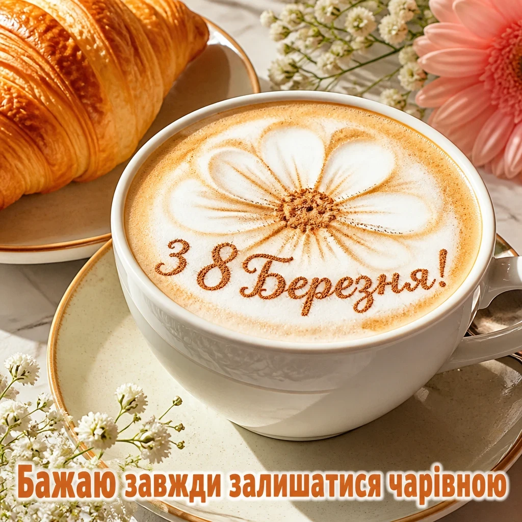 вітальні листівки гарні привітання з 8 березня