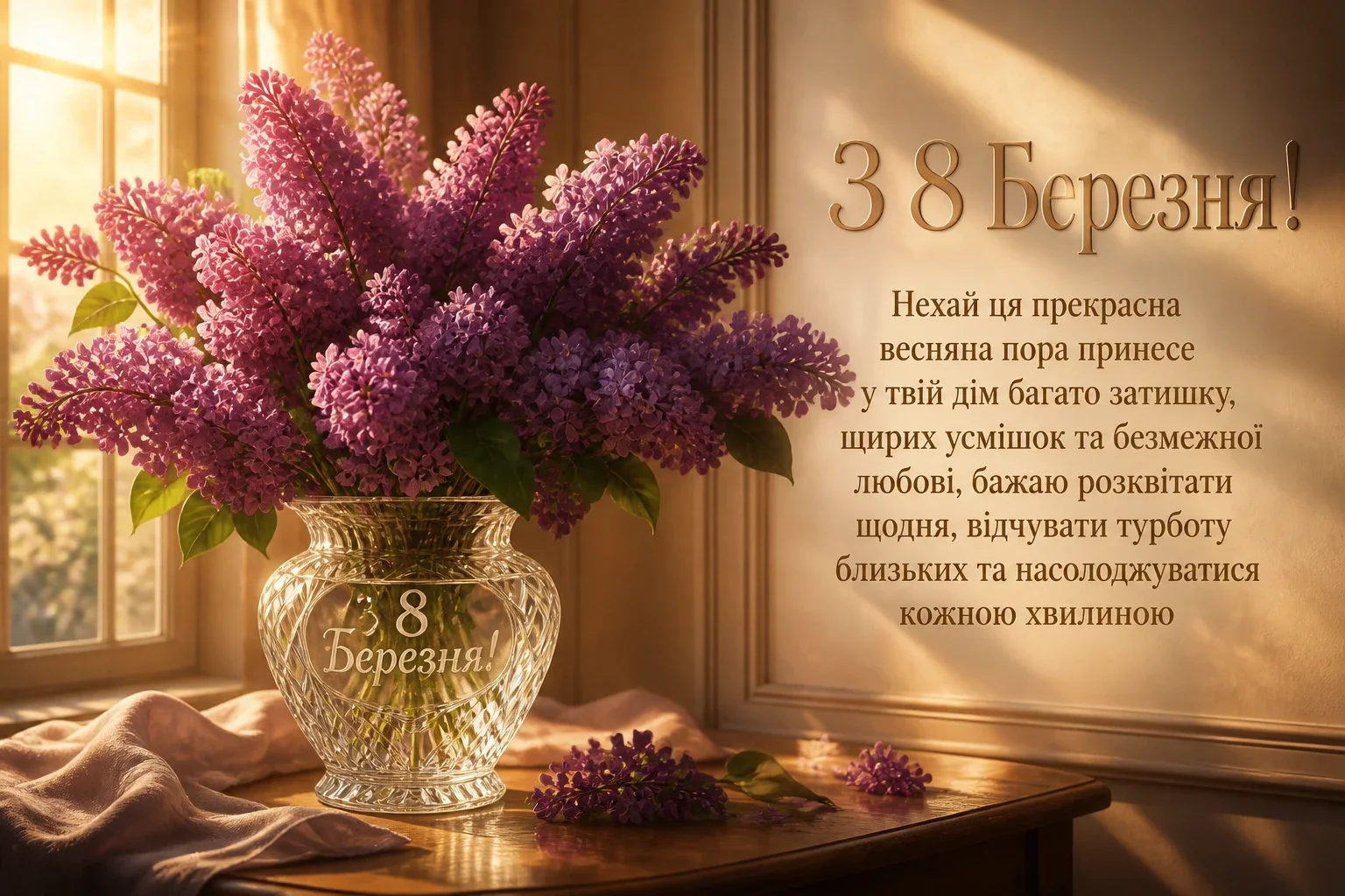 вітальні листівки гарні привітання з 8 березня