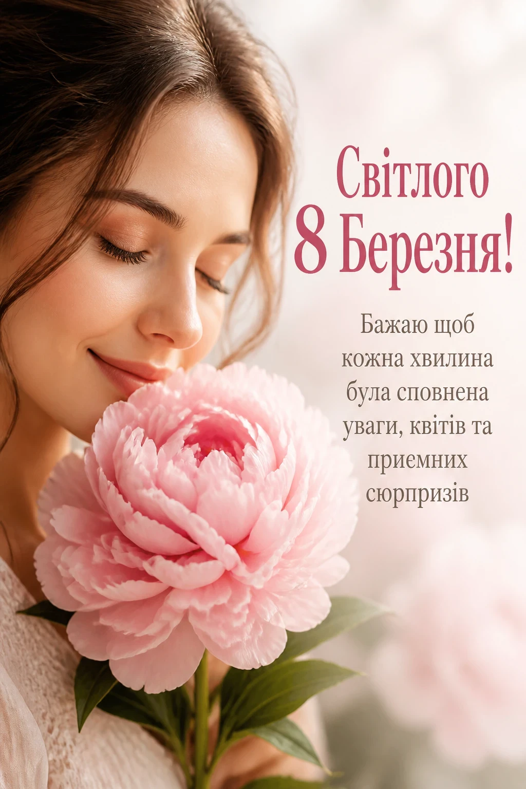 вітальні листівки гарні привітання з 8 березня
