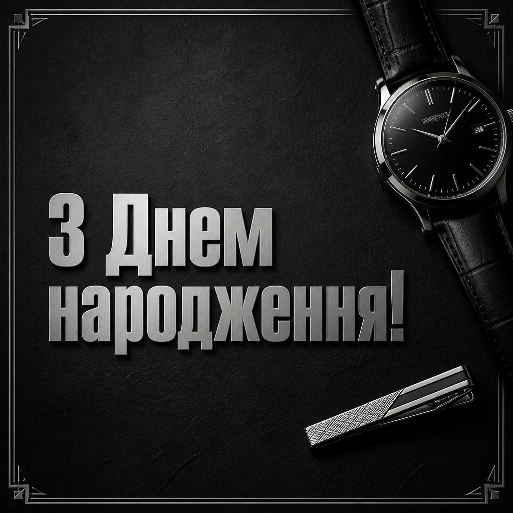 гарне привітання з днем народження мужчині