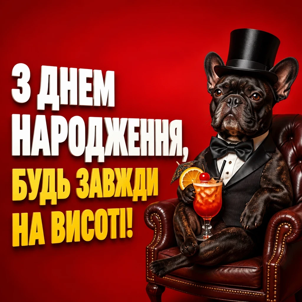 гарне привітання з днем народження мужчині
