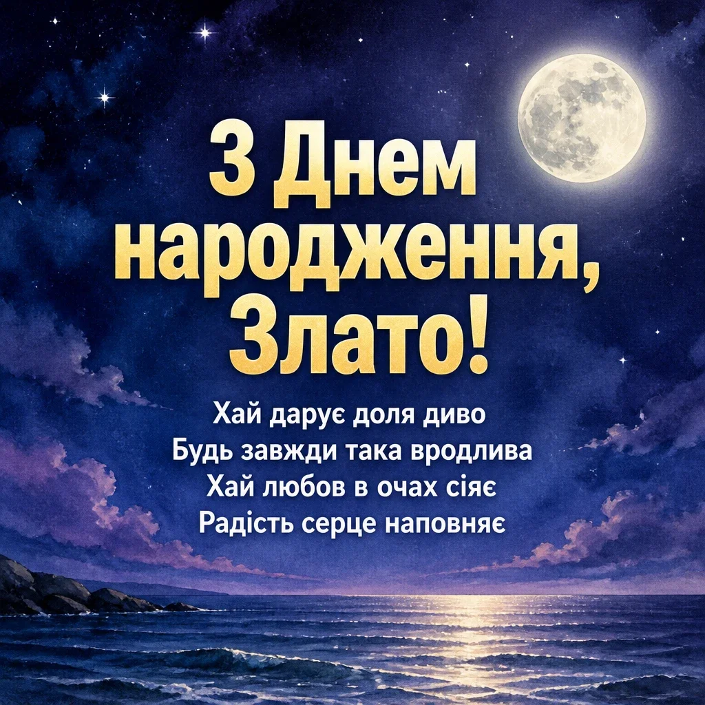 з днем народження злата з днем народження злата