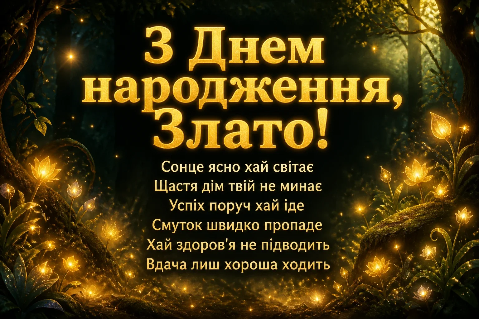 з днем народження злата з днем народження злата