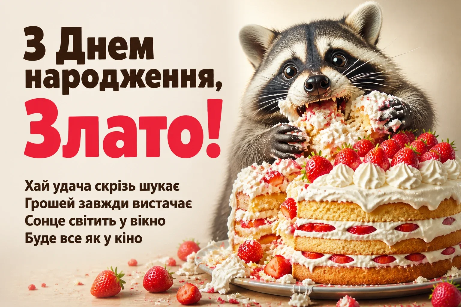 з днем народження злата з днем народження злата