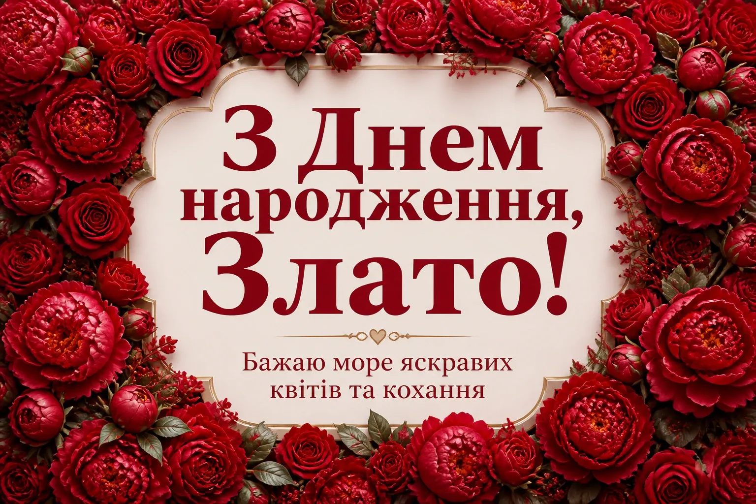 з днем народження злата з днем народження злата