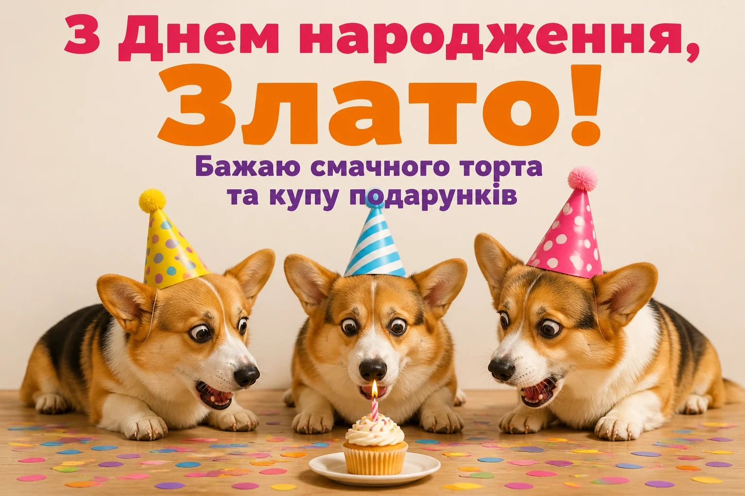 з днем народження злата з днем народження злата