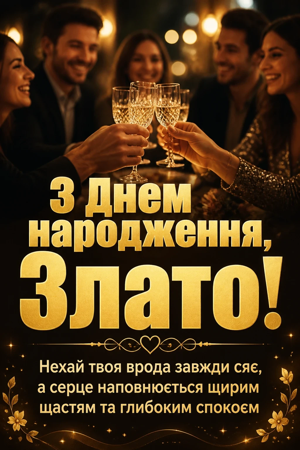 з днем народження злата з днем народження злата
