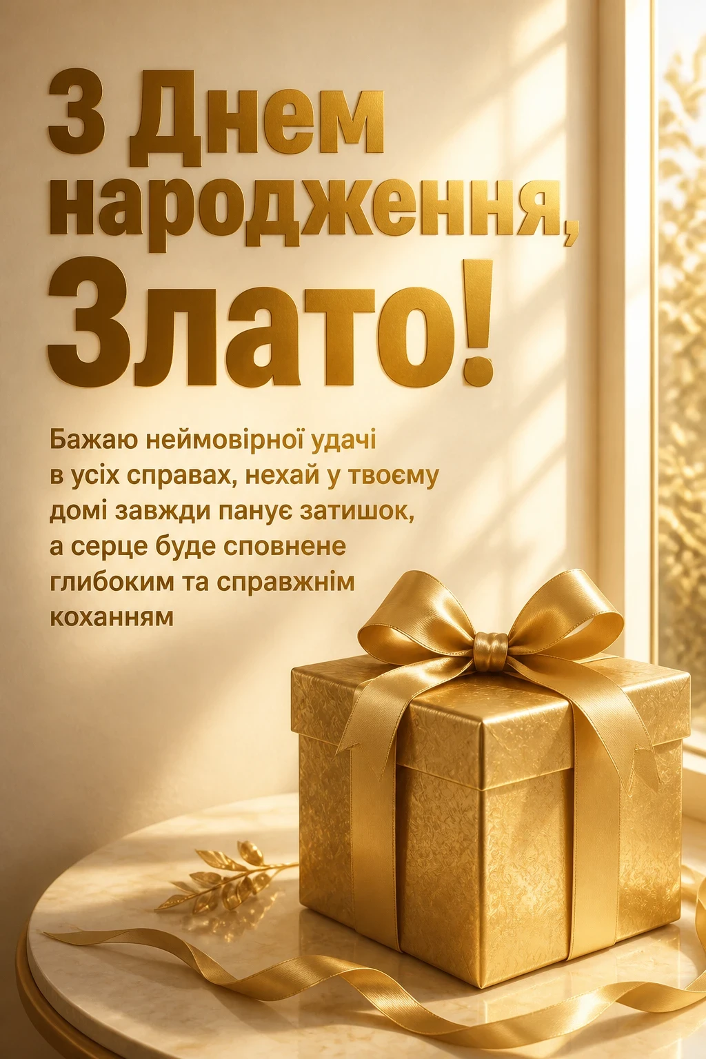 з днем народження злата з днем народження злата