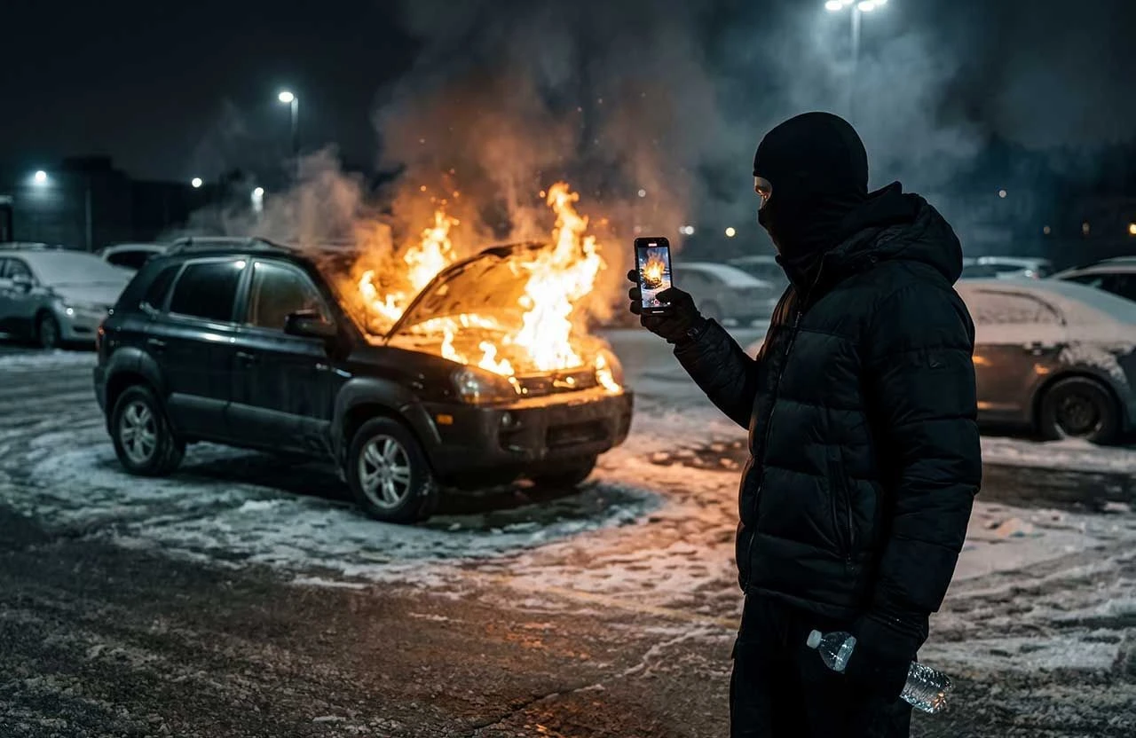 За підпал автомобіля на замовлення підліток отримав два роки пробації