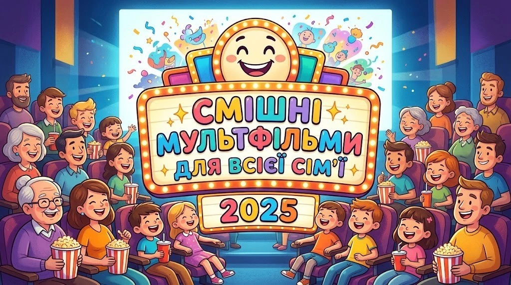 Топ смішних мультфільмів для всієї сім’ї 2025