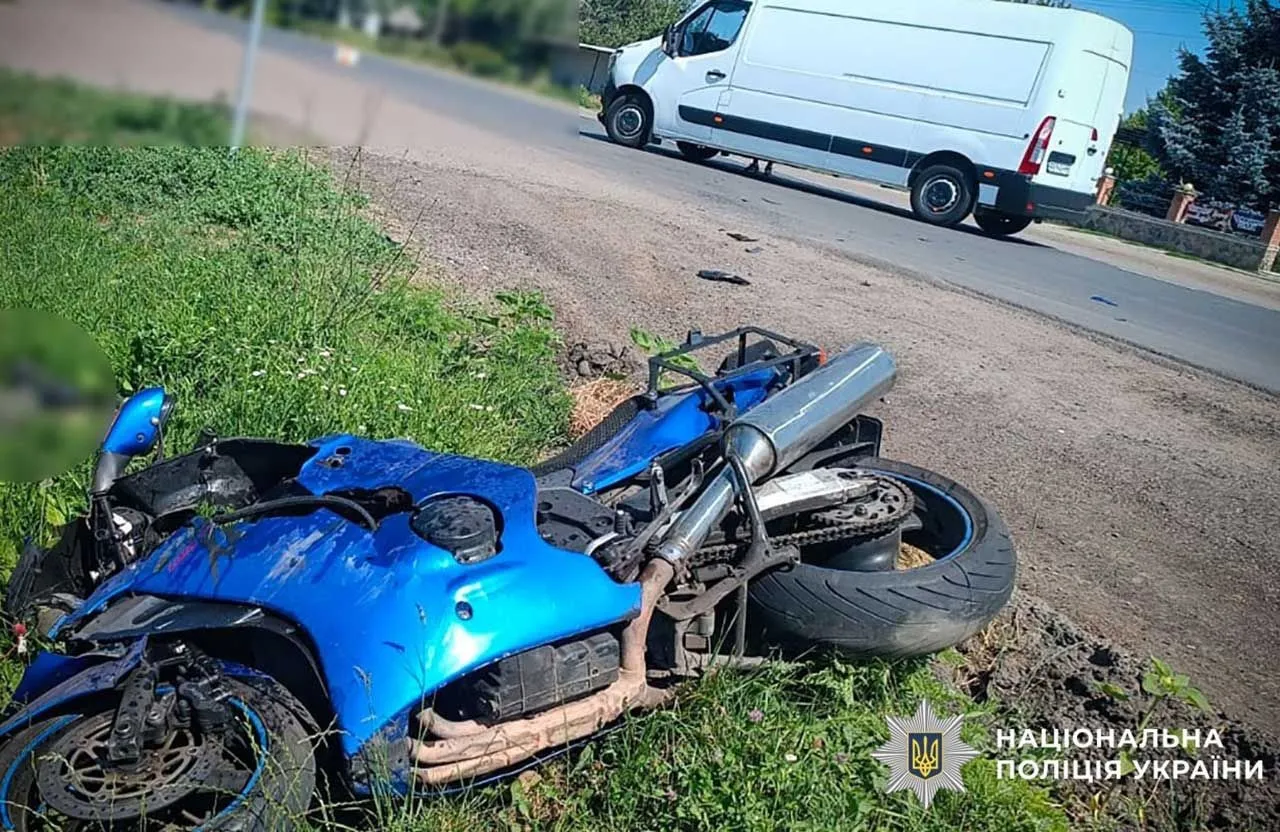 Мотоцикліст травмувався у ранковій ДТП на Полтавщині