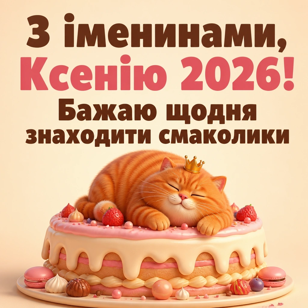 ксенії іменини 2026