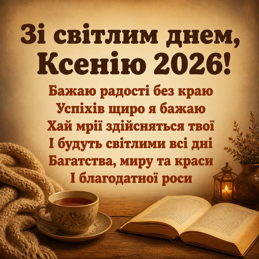 ксенії іменини 2026