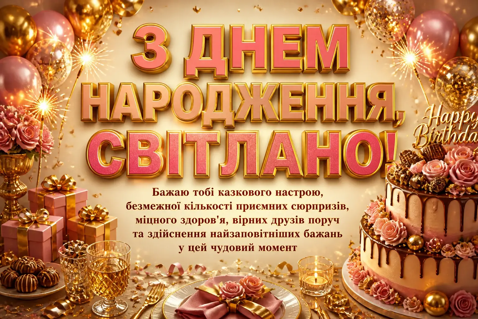 картинки з днем народження світлана картинки з днем народження світлана