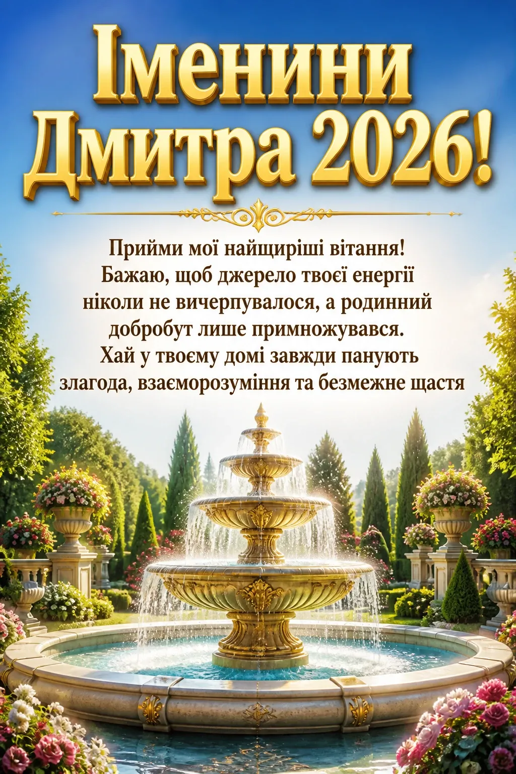 дмитра іменини 2026 дмитра іменини 2026