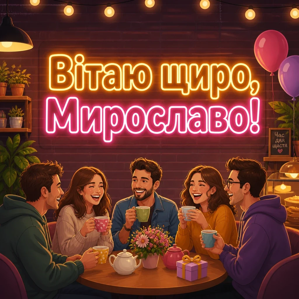 з днем народження мирослава