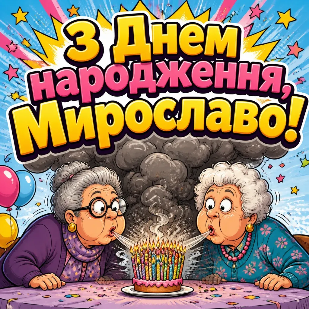 з днем народження мирослава