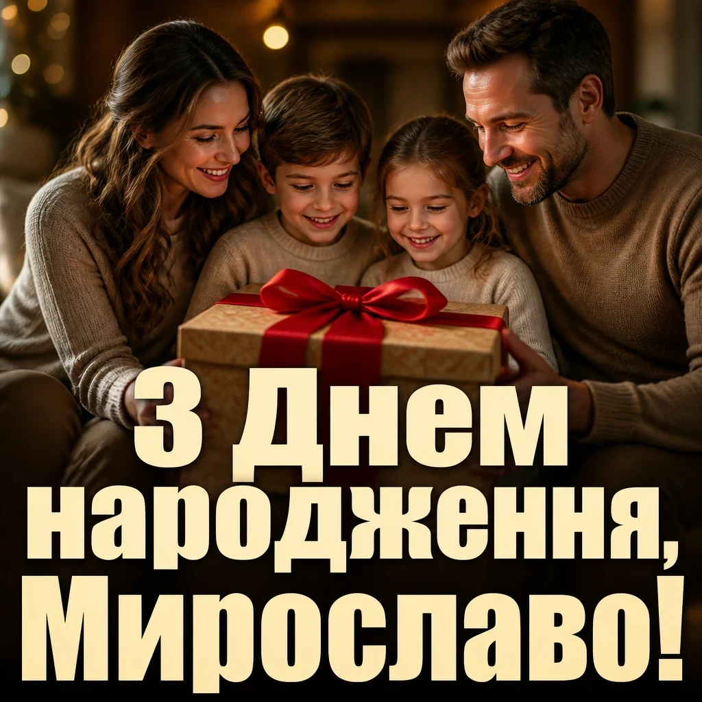 з днем народження мирослава