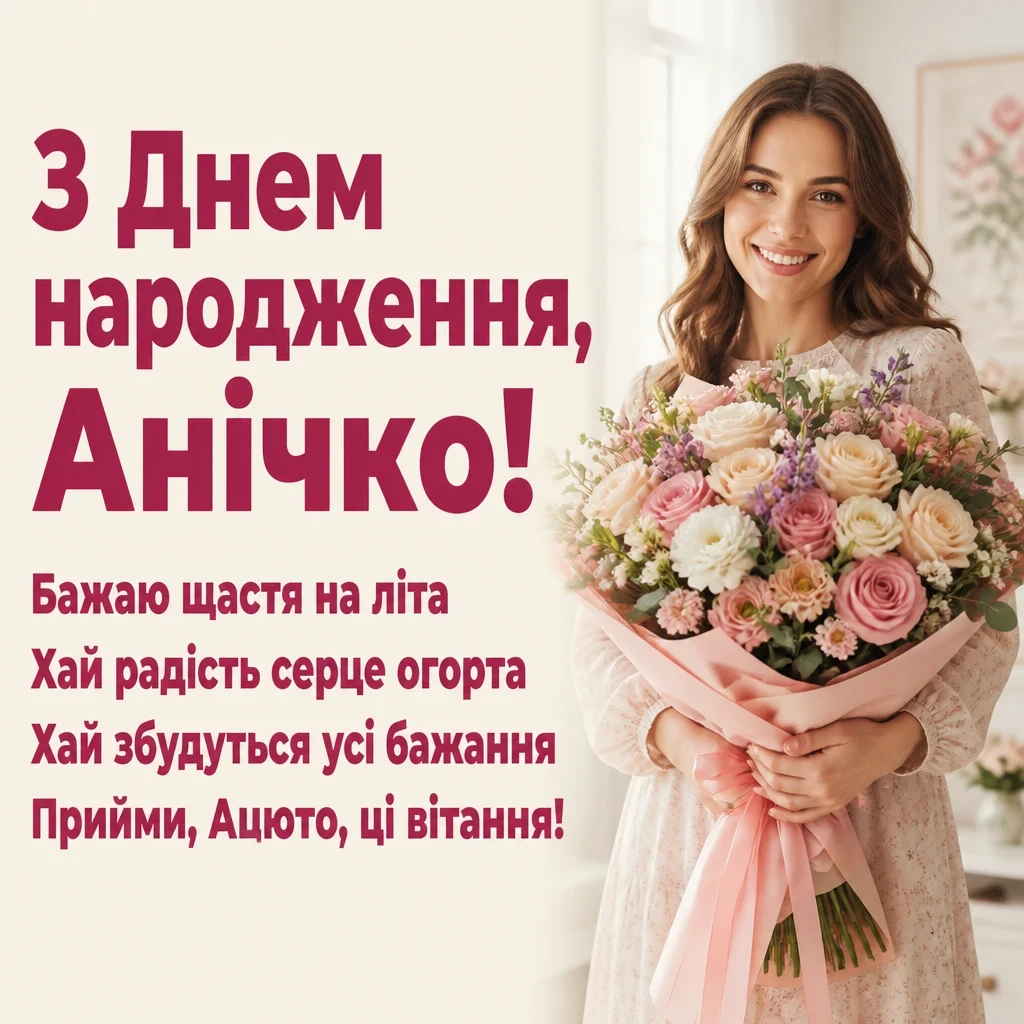 аня анічка з днем народження картинки