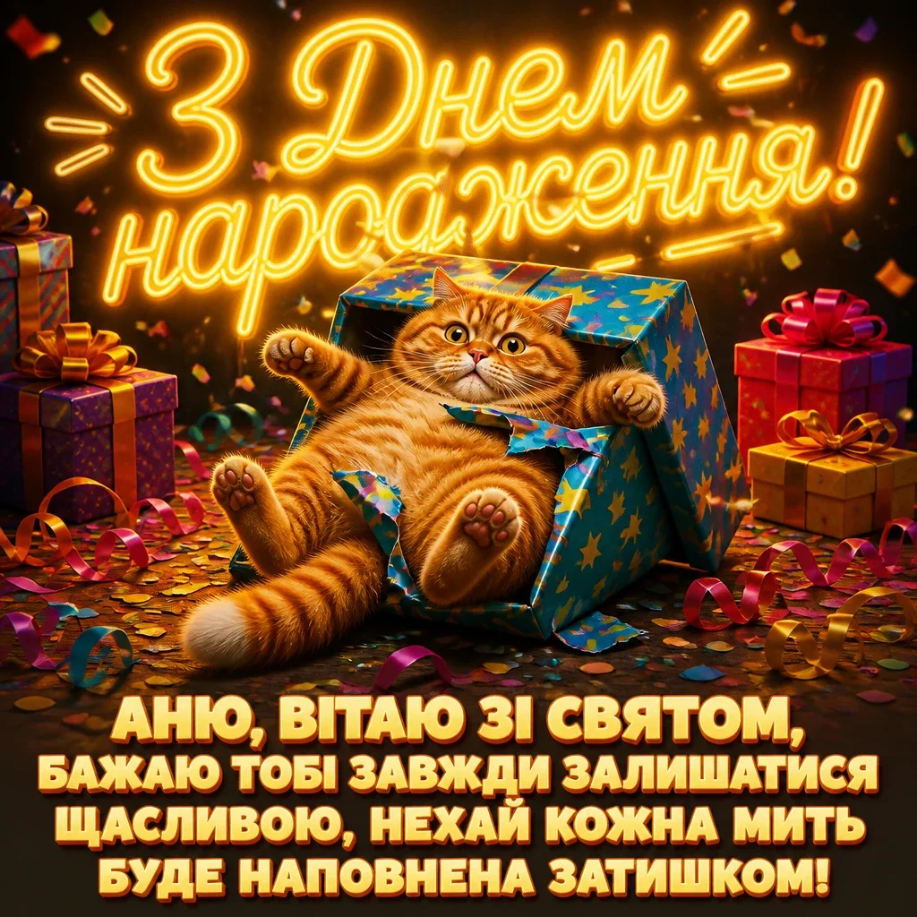 аня анічка з днем народження картинки