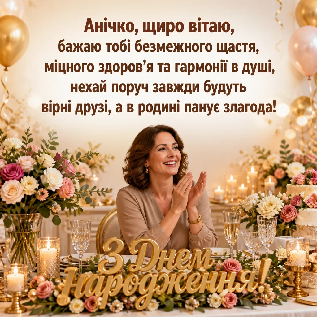 аня анічка з днем народження картинки