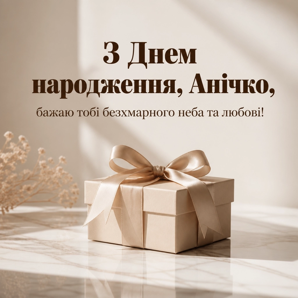 аня анічка з днем народження картинки