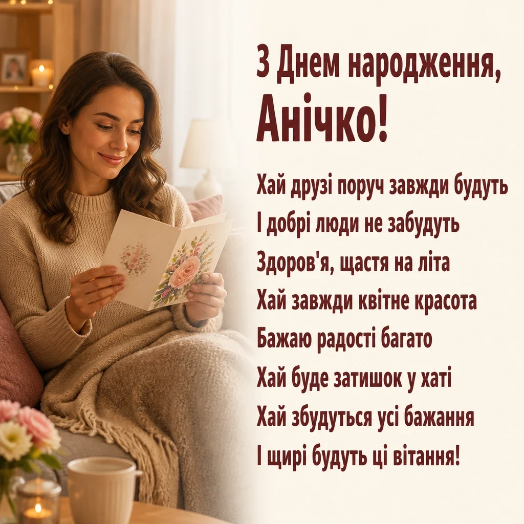 аня анічка з днем народження картинки