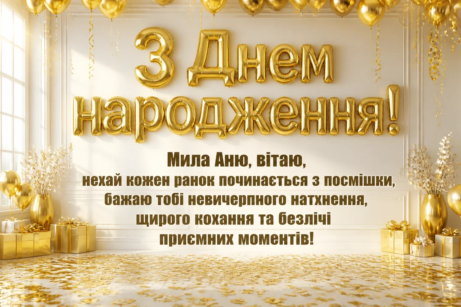 аня анічка з днем народження картинки