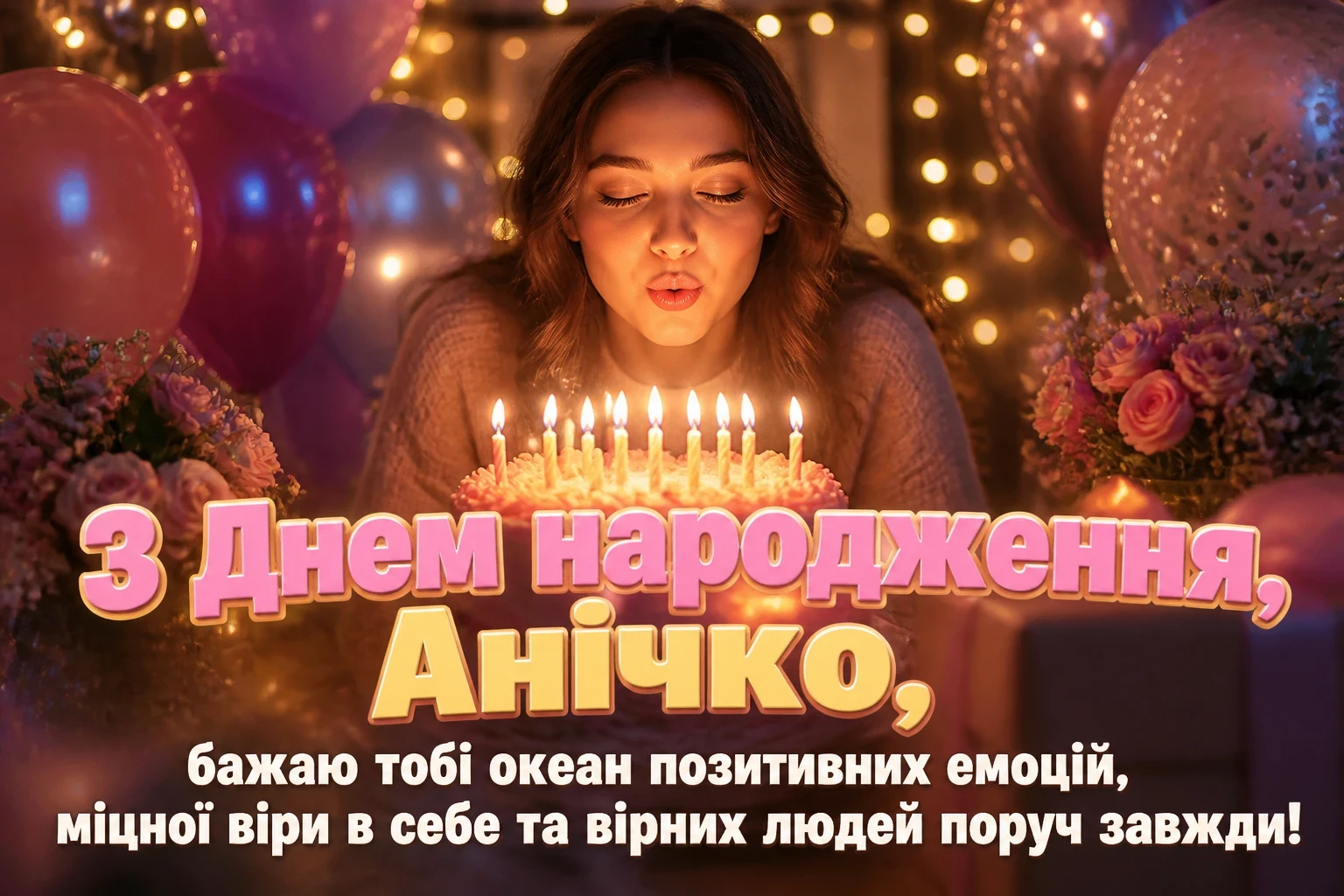 аня анічка з днем народження картинки