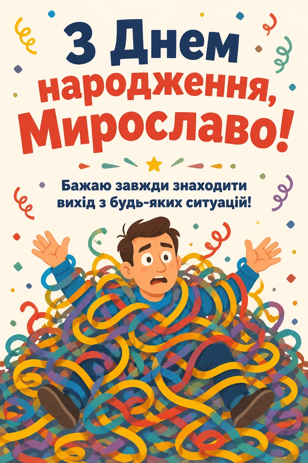з днем народження мирослава