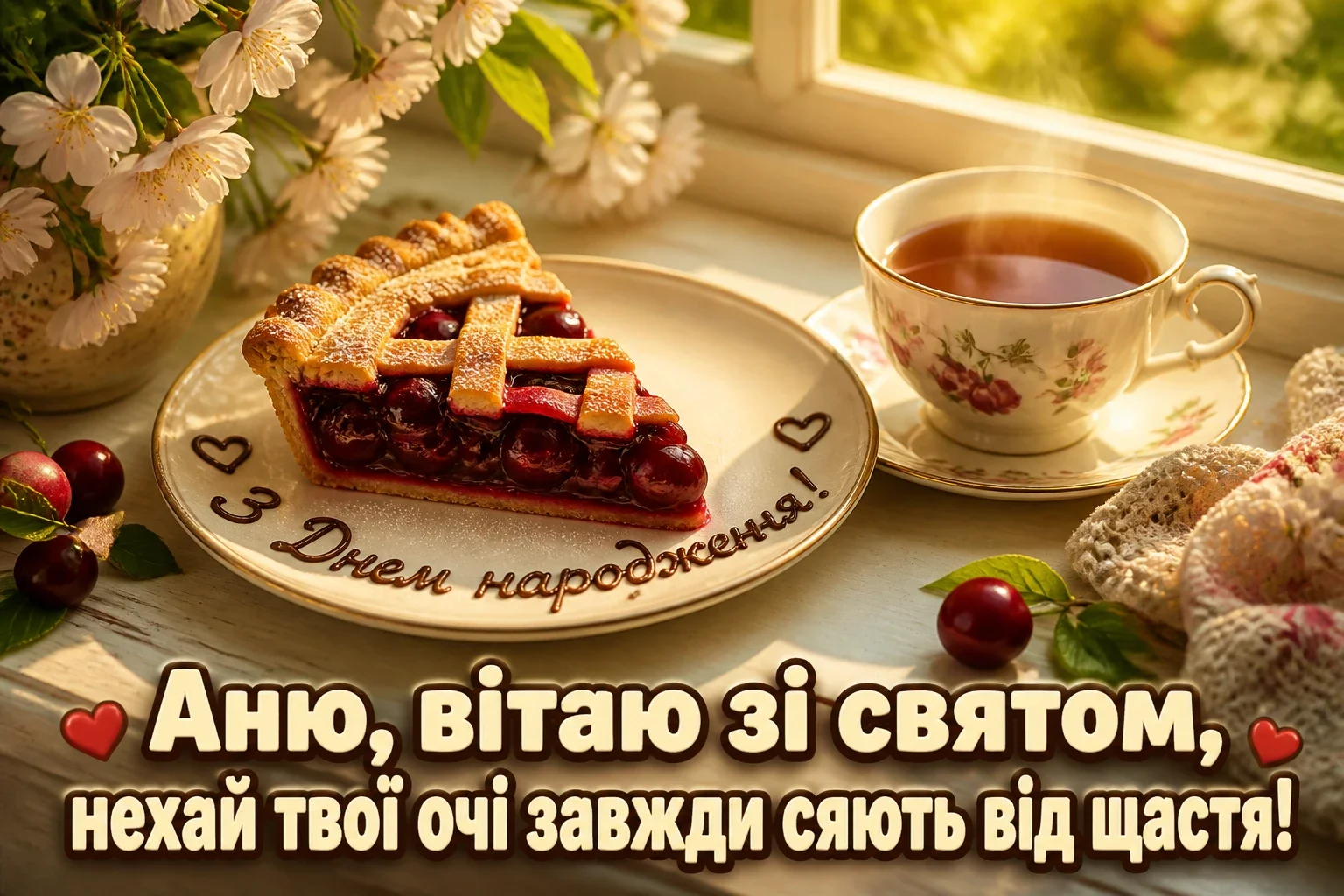 аня анічка з днем народження картинки