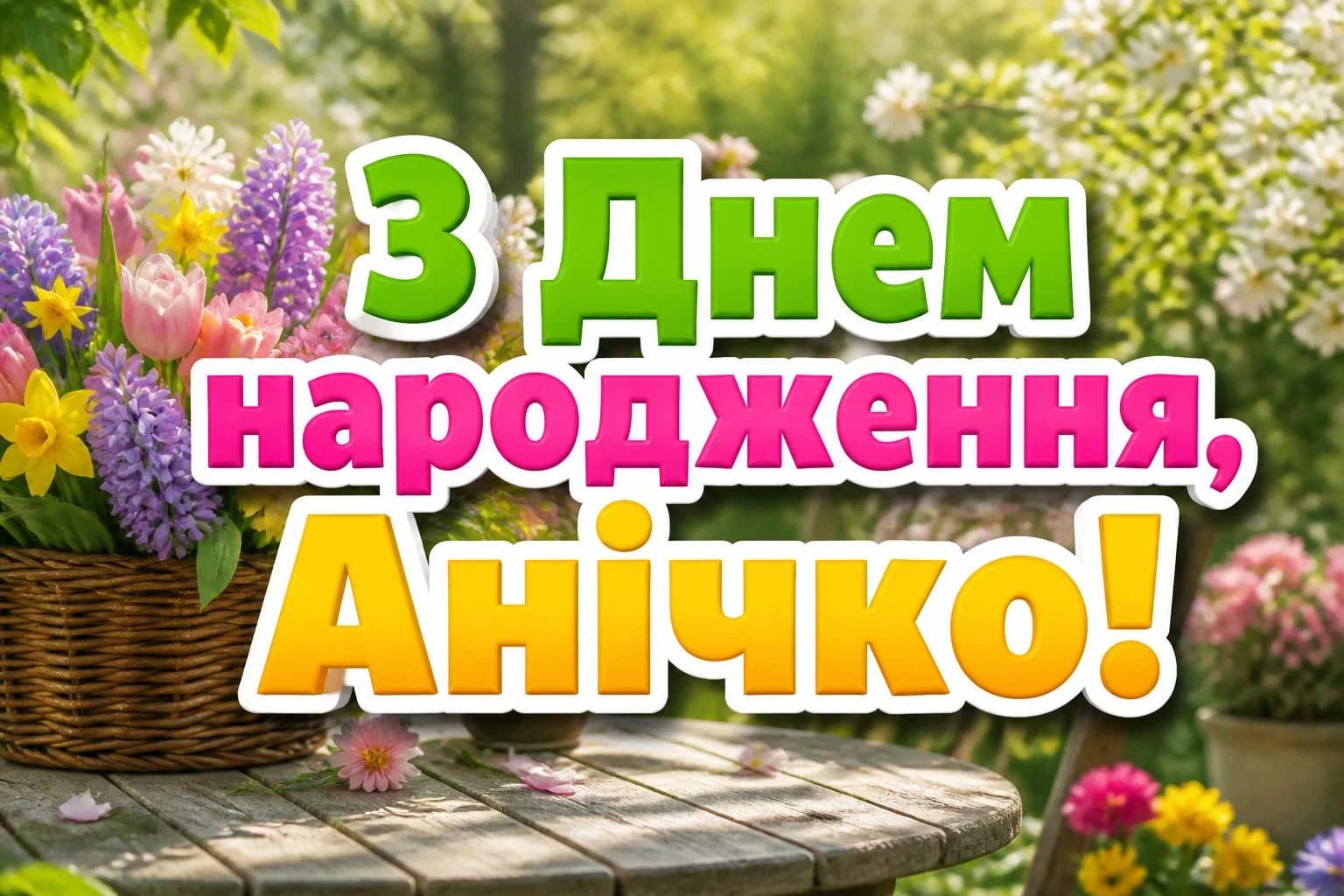 аня анічка з днем народження картинки