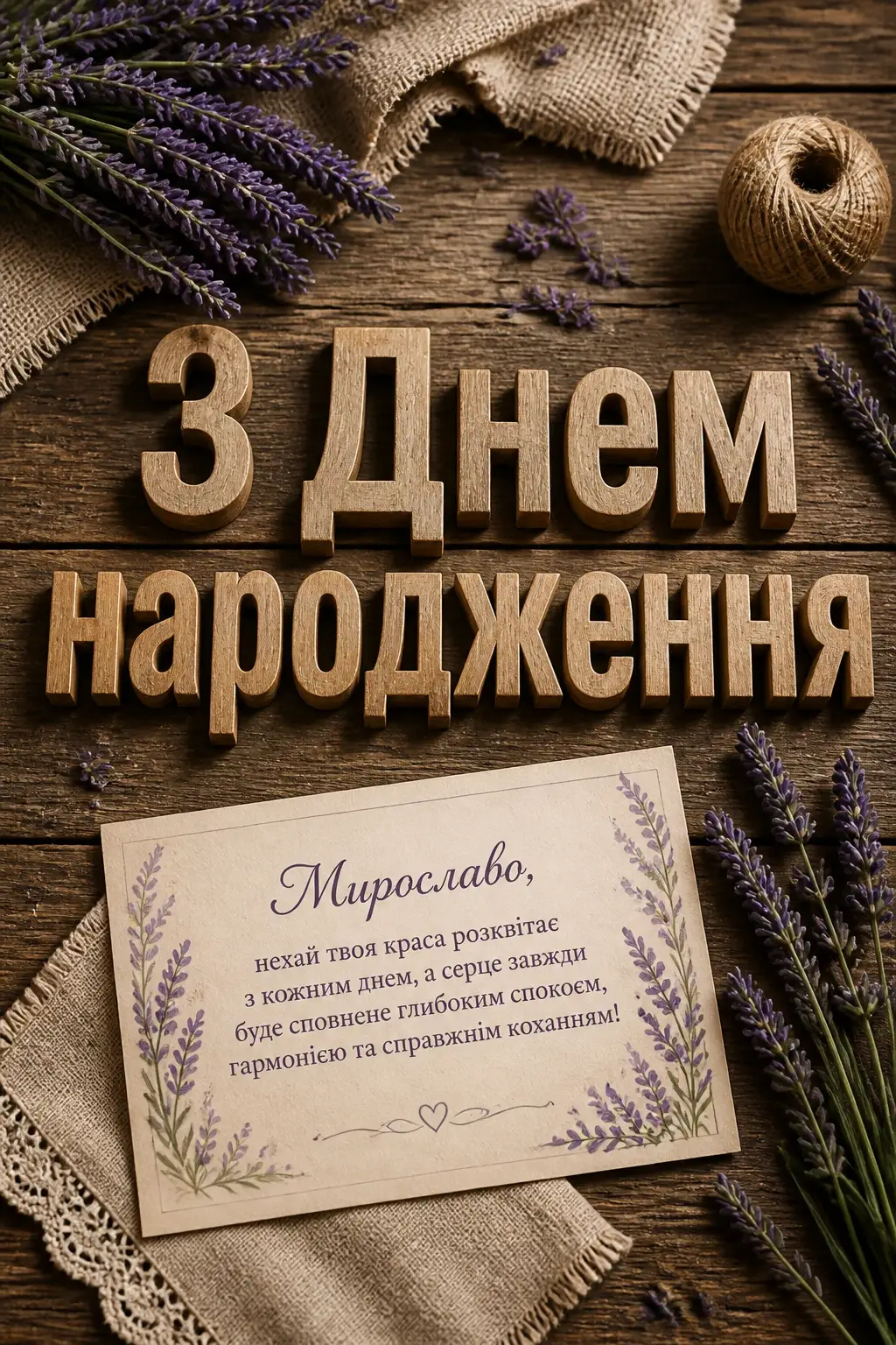 з днем народження мирослава