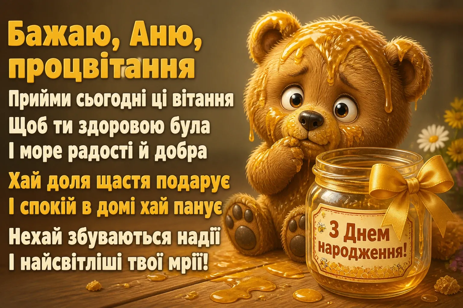 аня анічка з днем народження картинки