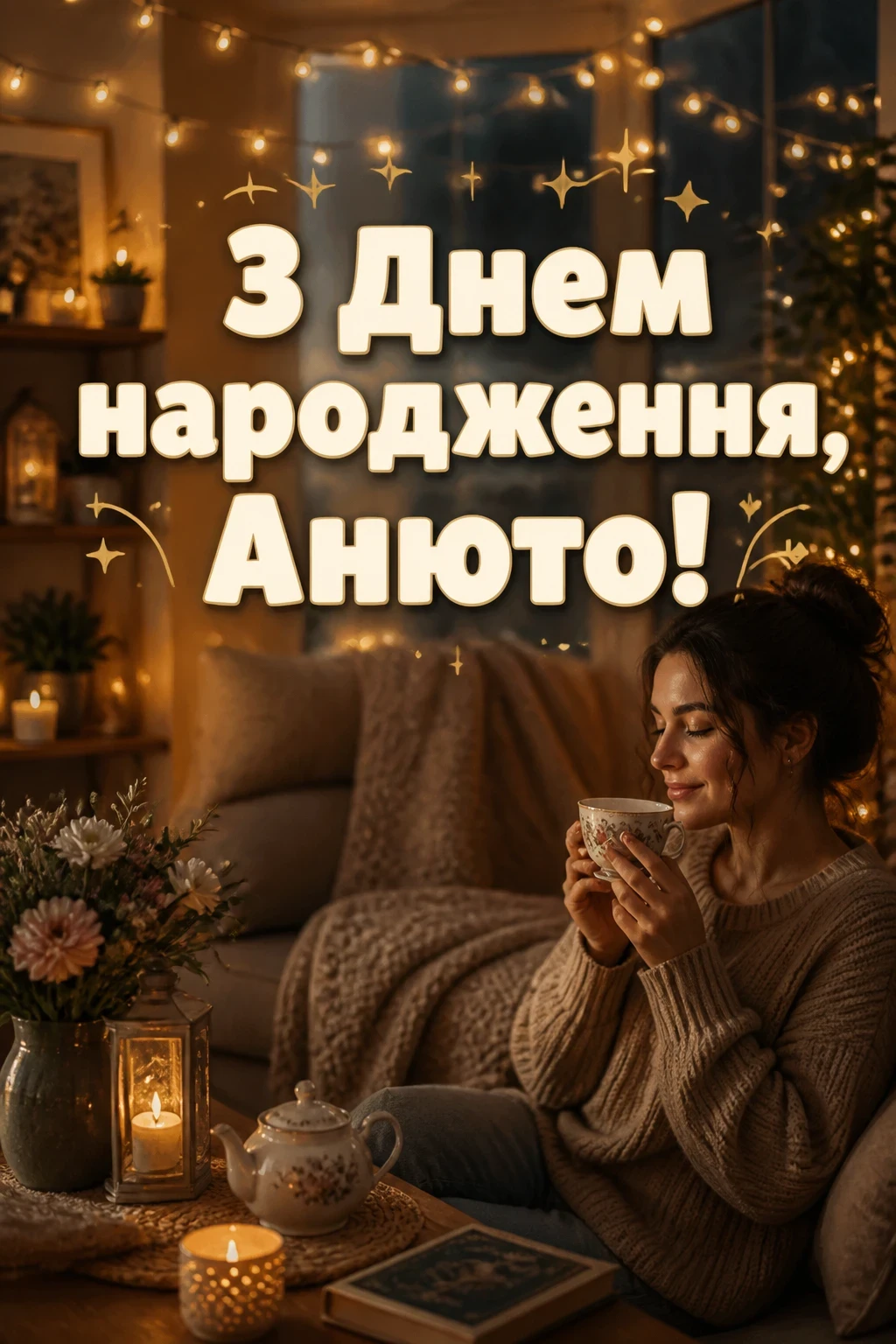 аня анічка з днем народження картинки