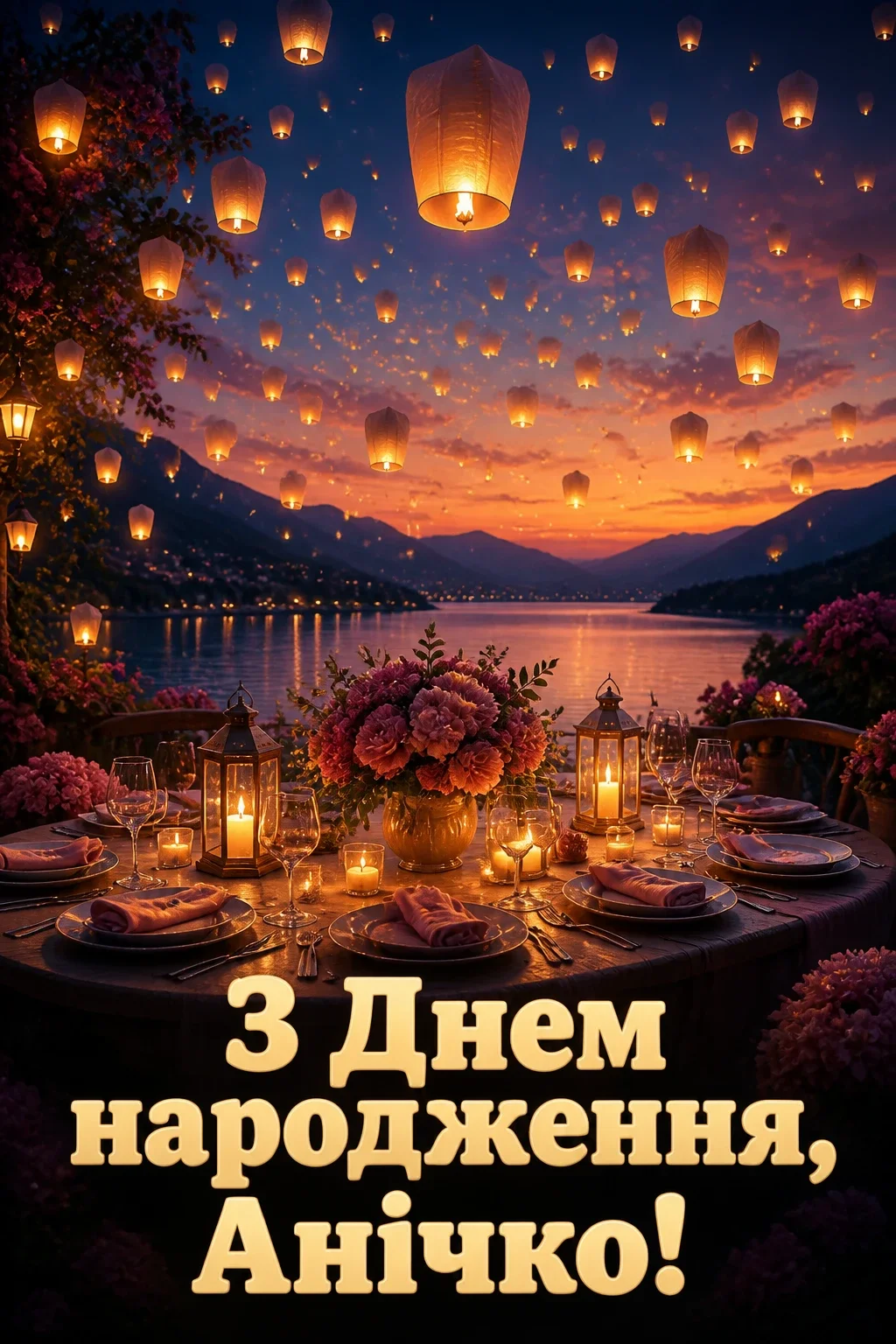аня анічка з днем народження картинки