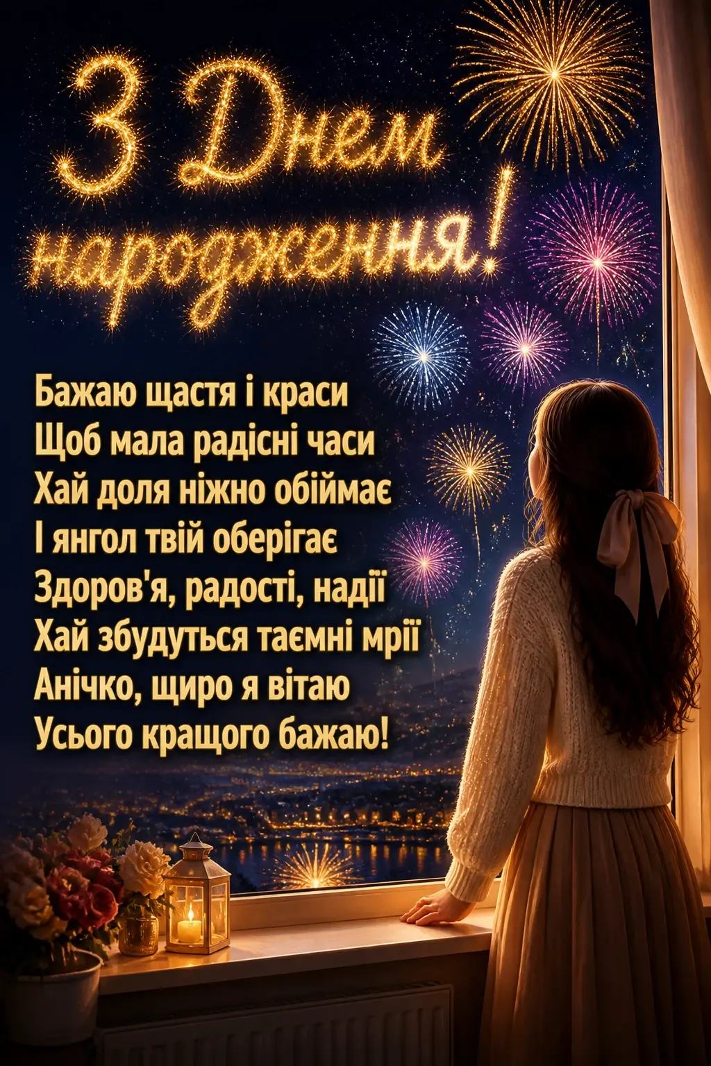 аня анічка з днем народження картинки