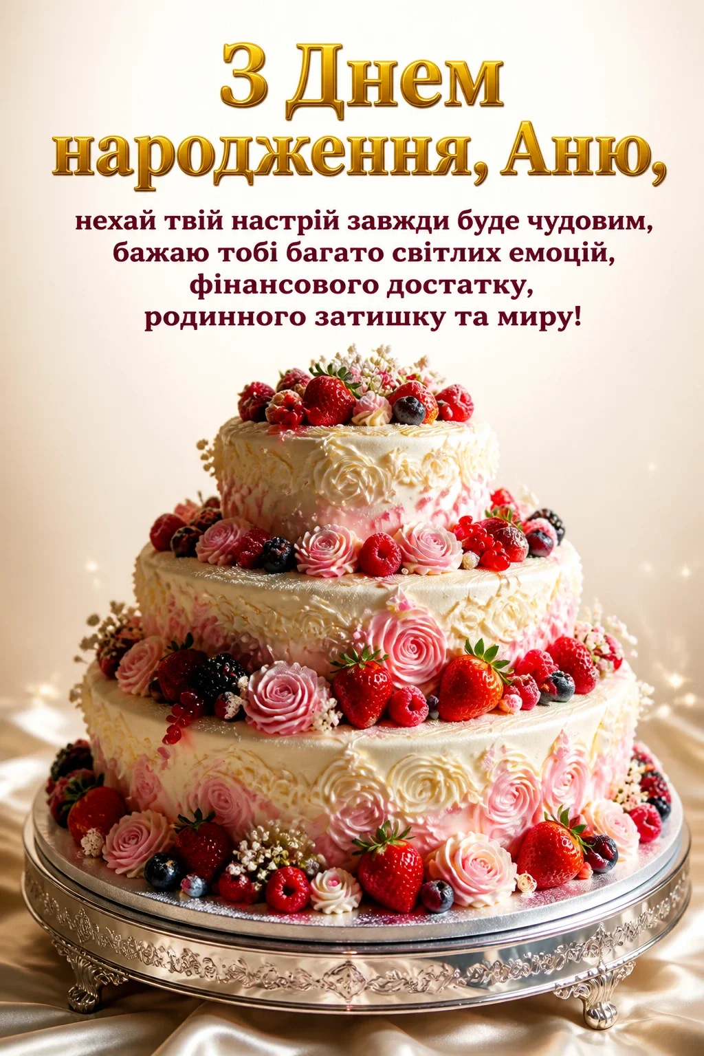 аня анічка з днем народження картинки