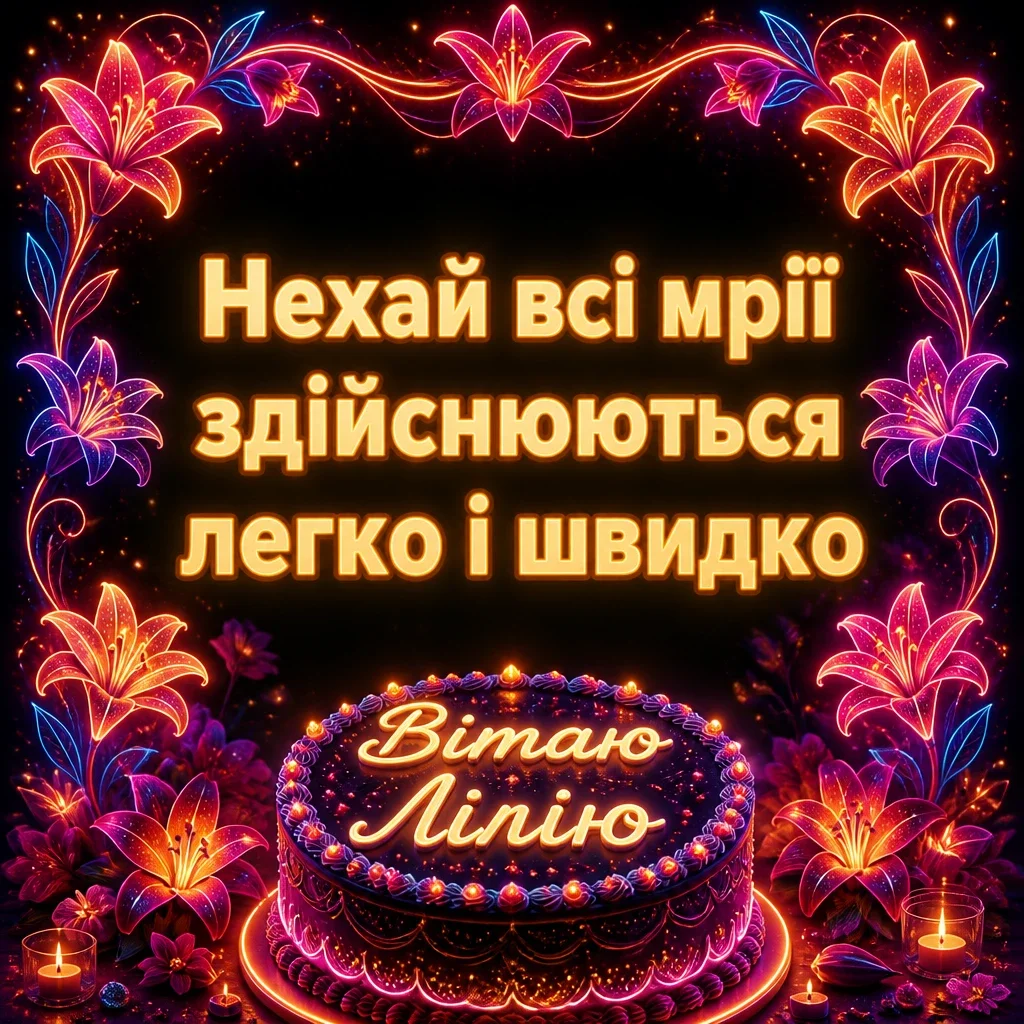 з днем народження лілія картинки з днем народження лілія картинки