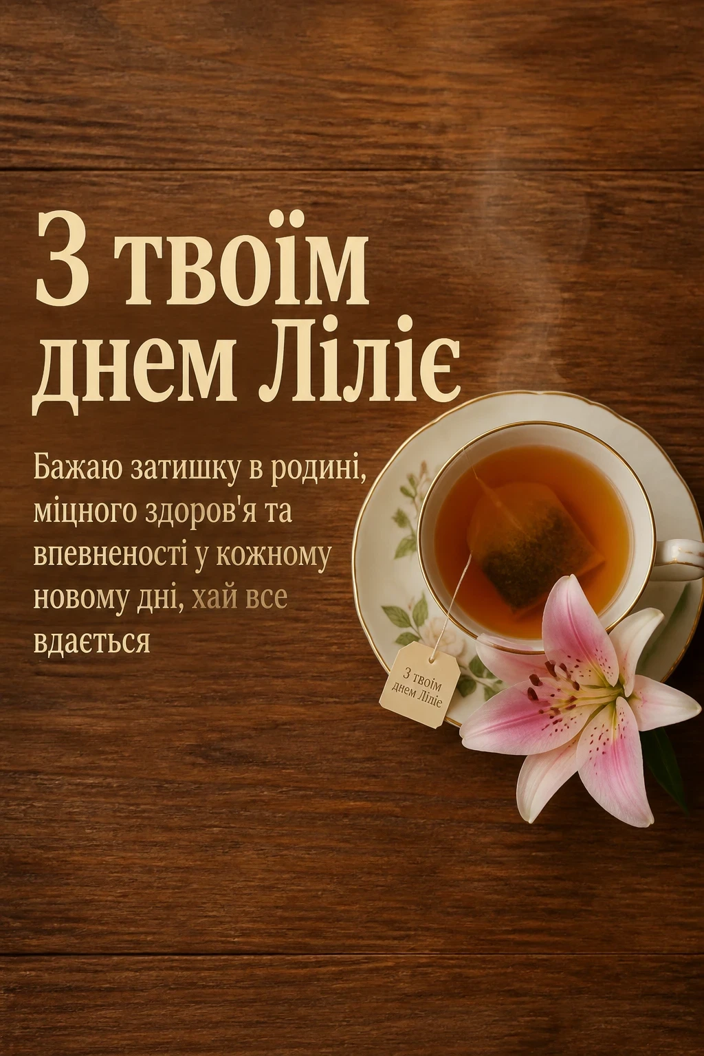 з днем народження лілія картинки з днем народження лілія картинки