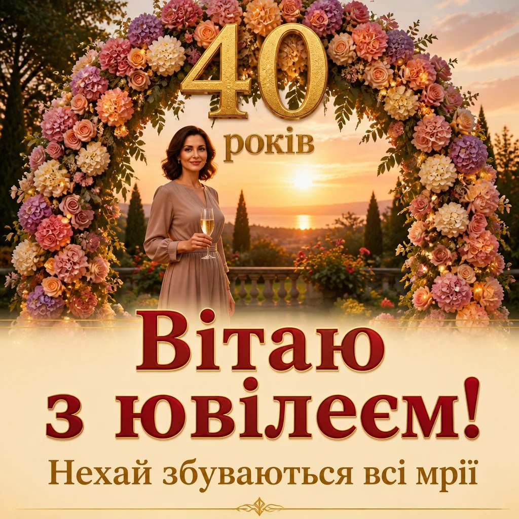 привітання з ювілеєм для жінки привітання з ювілеєм для жінки